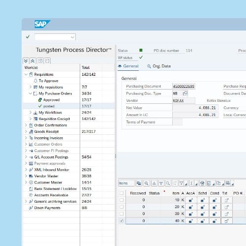 Modules within Process Director