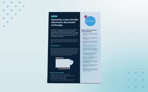 cross-border and streamlined e-document exchanges